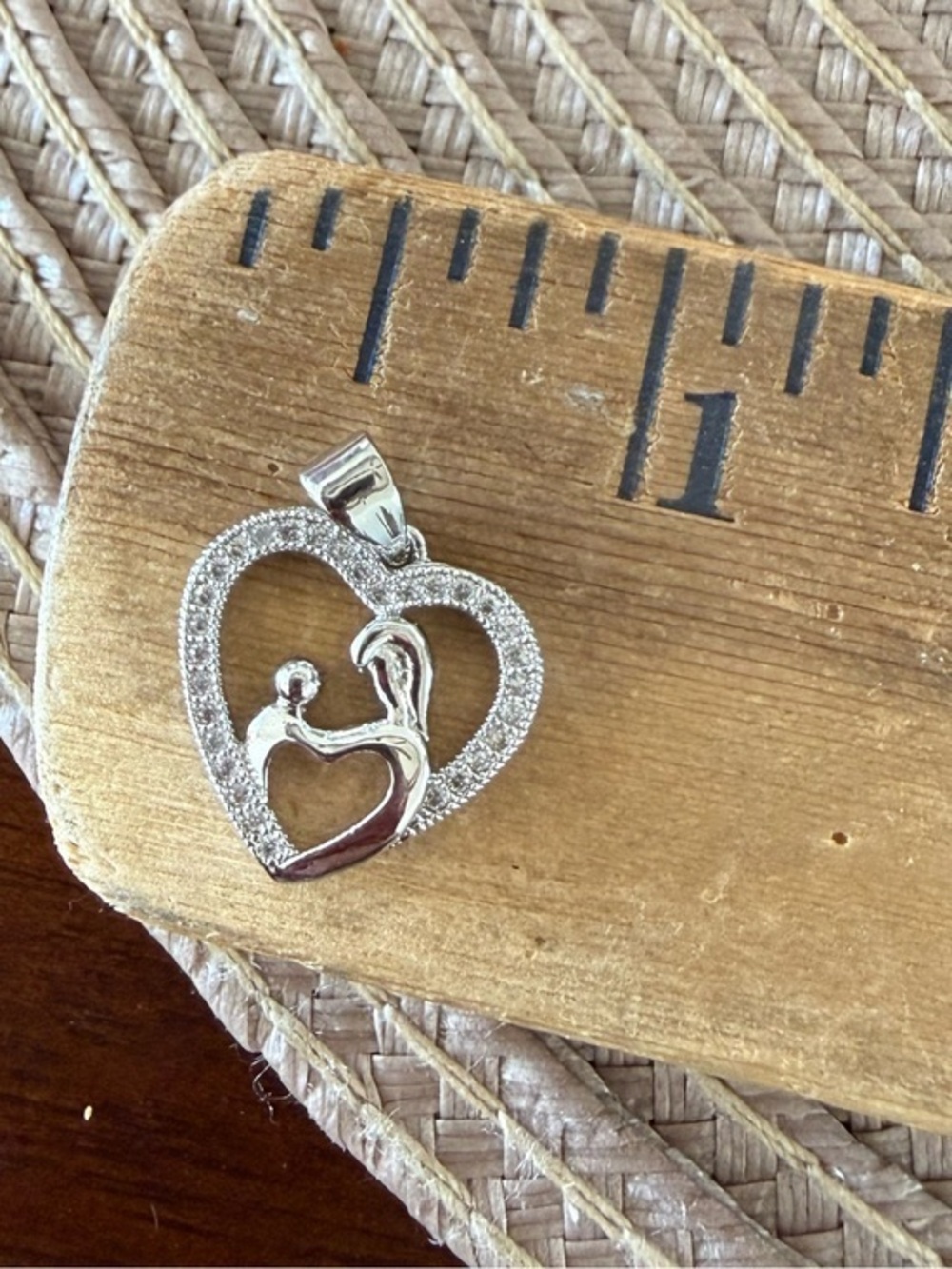 New Sterling Silver Mother Pendant